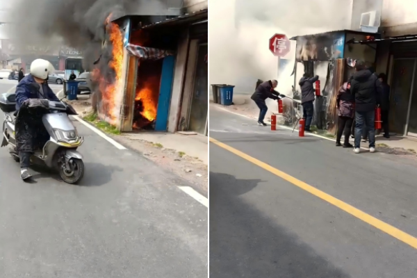 火场逆行的平凡英雄 如东公交司机救火暖全城