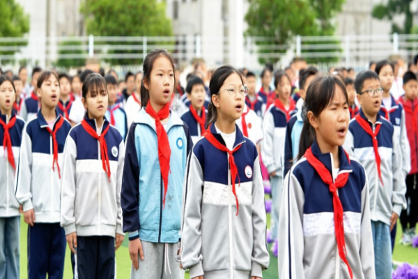 江西吉安市井开区实验学校开展师生诵读《正气歌》活动